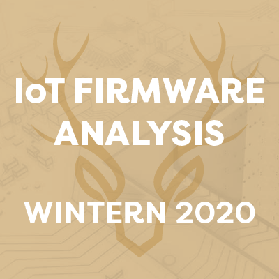 WINTERN 2020: IOT FIRMWARE ANALYSIS